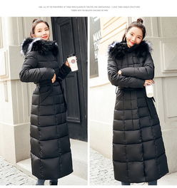 2018冬上新羽绒棉服 韩版时尚修身过膝棉衣，打造温暖冬季风尚